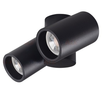 Oprawa sufitowa BLURRO 2xGU10 CO-B podwójna czarna