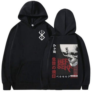 capuche imprimé graphique Berserk Hoodie,S