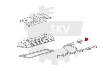 МАСЛЯНАЯ ТРУБКА MERCEDES 6060160481