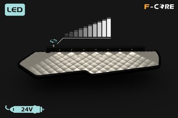 Полка TIR VOLVO FH 4 13-19 двойная экокожа LED