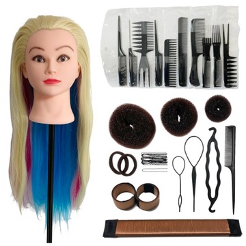 GŁÓWKA GŁOWA FRYZJERSKA TRENINGOWA UCHWYT EX XL