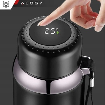 ТЕРМОБУТЫЛКА ТЕРМОБУТЫЛКА 800МЛ ДЛЯ КОФЕ, ЧАЯ YERBA MATE LED СИТРО