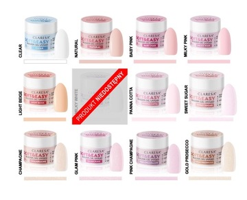 1+1 БЕСПЛАТНЫЙ гель для наращивания ногтей Claresa Soft&Easy