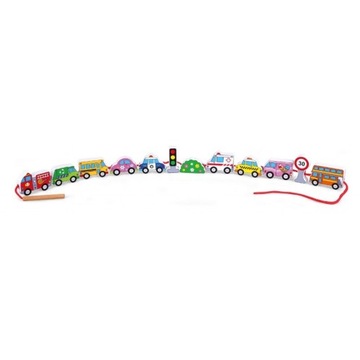 VIGA WOODEN STRINGER STRINGER кружево MONTESSORI CARS