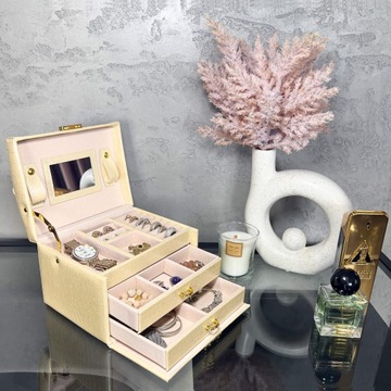 КОРОБКА-ОРГАНИЗАТОР ДЛЯ ЮВЕЛИРНЫХ УКРАШЕНИЙ ЭЛЕГАНТНЫЙ КОРОБКА ДЛЯ КАССЕТЫ