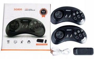 БЕСПРОВОДНАЯ РЕТРО-КОСОЛЬ HDMI 2 ПАНЛОДА 900+ ИГР