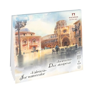 Blok do akwareli Palazzo Walencja - 245 x 245 mm - 480 g
