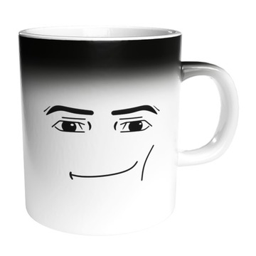MAGICZNY KUBEK MAN FACE ROBLOX TWARZ HUMOR Roblox