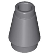 LEGO 59900 4589B STOŻEK DBG Ciemny Szary 25 szt