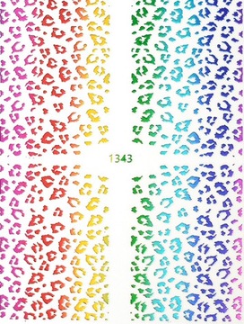Naklejki samoprzylepne do paznokci 1343 MULTIKOLOR