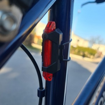 СВЕТОДИОДНАЯ ВЕЛОСИПЕДНАЯ ЛАМПА USB ПЕРЕДНЯЯ ЗАДНЯЯ