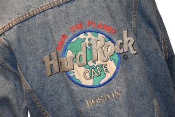 HARD ROCK CAFE BOSTON JEANS KURTKA MĘSKA XL VINTAGE