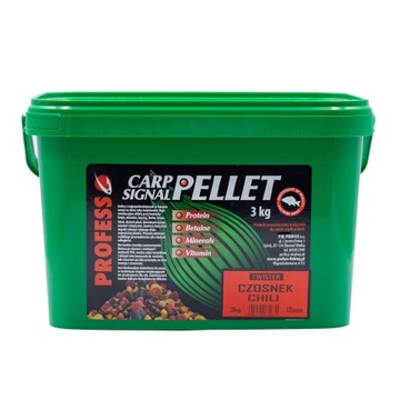 PELLET ZANĘTOWY PROFESS CZOSNEK CHILI 12 mm 3 kg