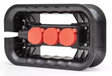 Qbrick System Custom Cable Winder with an electrical strip