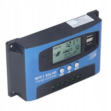 Контроллер заряда солнечной батареи MPPT 12В 24В LCD 40А