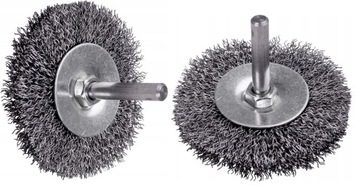 SZCZOTKA TARCZOWA Z TRZPIENIEM 60mm