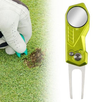 Портативная ремонтная вилка для гольфа Divot L Mark Green