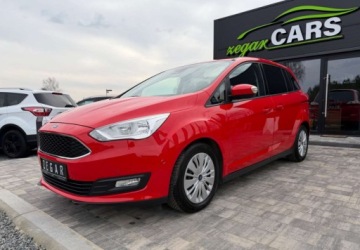 Ford C-MAX II Minivan 1.0 EcoBoost 100KM 2015 Ford Grand C-MAX 1,0 101 KM Navi PDC Kamera Asystent Nowy Rozrzad
