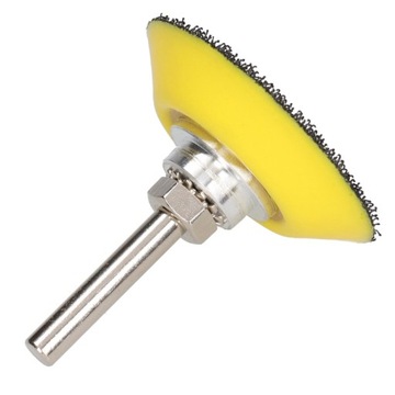 ДИСК ДЛЯ ШЛИФОВАЛЬНОЙ ПЛАСТИНЫ 50 мм НА ЛИПУЧКЕ + ШТИФТ 6 мм