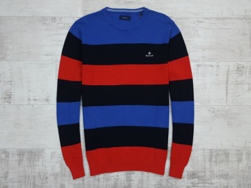 GANT PÁNSKY PRUHOVANÝ BARSTRIPE CREW PULLOVER veľ. L