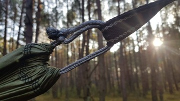 Miękka Szekla do hamaków Bushmen 10kN - czarna