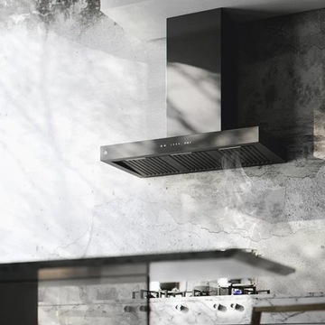 OKAP PRZYŚCIENNY CIARKO DESIGN T-SHAPE INOX