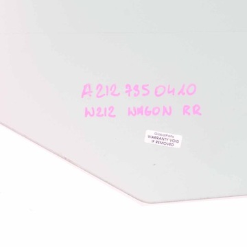 MERCEDES S212 KOMBI SKLO (OKNO) BOČNÍ DVEŘE ZADNÍ PRAVÉ AS2 A2127550410