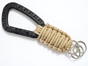 Brelok Surwiwalowy TacCobra Paracord 2,3m DESERT
