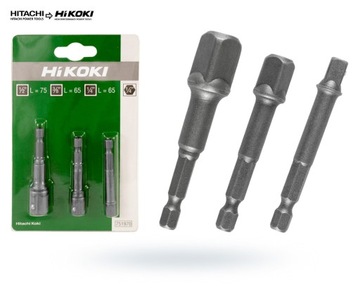 Редукция 1/4 шестигранник х квадрат 1/2 1/4 3/8 3шт Хикоки