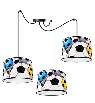 LAMPA SUFITOWA ZWIS ŻYRANDOL dla dzieci LED PIŁKA