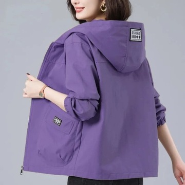Middle-Aged Mother's Hooded Short Jacket Women's 2