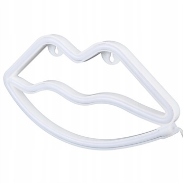 LED Neon Lampa w kształcie ust Dekoracyjne