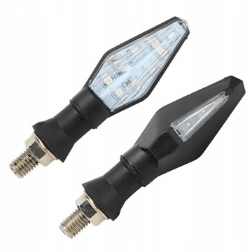 4 SZTUK 12 LED Dwukolorowy włączony kierunkowskaz