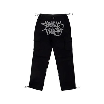 Fashion Trendy Doodles Pattern Cargo Pants Baggy P