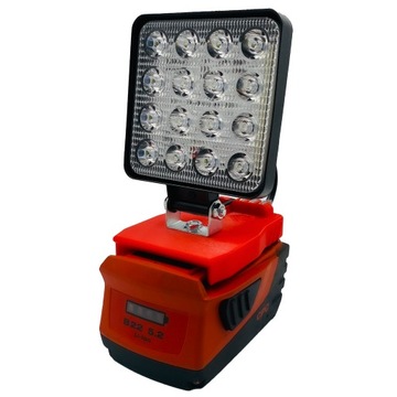 Лампа WORK для HILTI B22 галогенная Красная