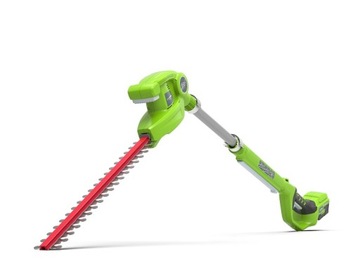 GreenWorks G24PH51 - Akumulatorowe nożyce do żywopłotu na wysięgniku 24 V