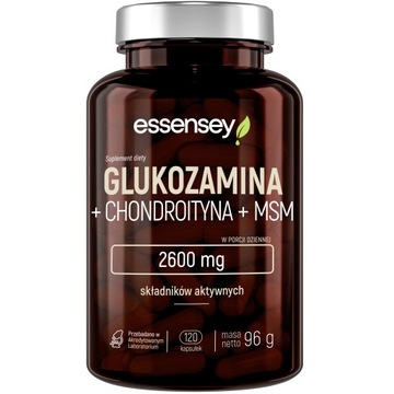 GLUKOZAMINA+ 2600MG FORTE CHONDROITYNA MSM STAWY
