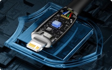 КАБЕЛЬ BASEUS FAST USB-C - LIGHTNING ДЛЯ IPHONE IPAD PD 20ВТ 2М С ПОДСВЕТКОЙ