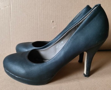 Buty damskie czółenka czarne VICES 38