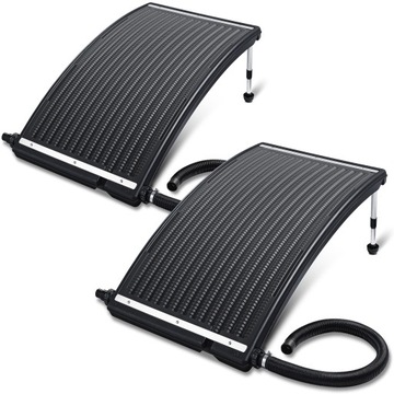 2x Panel solarny do basenu podgrzewacz wody przenośny kolektor słoneczny