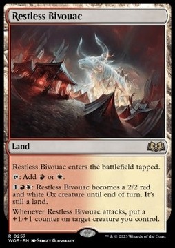 Karta Magic: The Gathering Restless Bivouac WIZARDS OF THE COAST