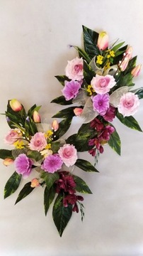 Цветы на могилу ВЕСЕННИЕ новогоднее украшение, искусственные