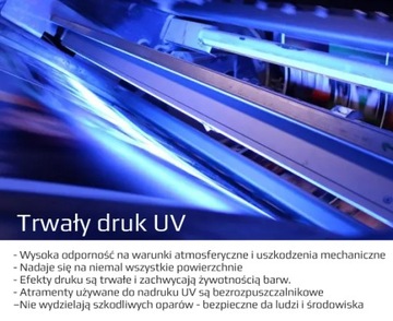 Tabliczka z Twoim napisem LOGO | 40x20cm | Informacyjna ZŁOTA | Druk UV