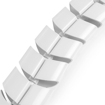 Черный Spacetronik SPK-03B Кабельный направляющий органайзер длиной 73 см