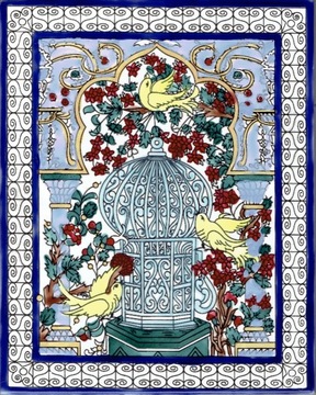 KAFLA ARABSKA 25x33 KLATKA MAROKO @ TUNEZJA ISLAM