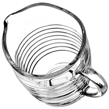 DZBANEK SZKLANY MLECZNIK DO MLEKA 200 ml WODY NAPOJÓW DZBANUSZEK NA MLEKO