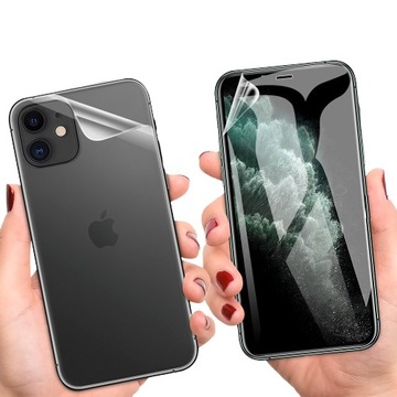 FOLIA HYDROŻELOWA DO IPHONE 11 NA PRZÓD + TYŁ