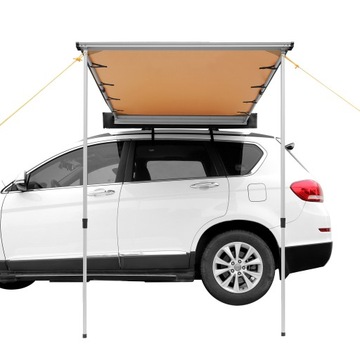Автомобильный тент 4,6 x 6,6 дюйма, солнцезащитный козырек, боковой тент для автомобиля