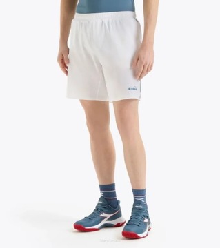 Теннисные шорты Diadora Shorts Core 9, белые, размер XXL