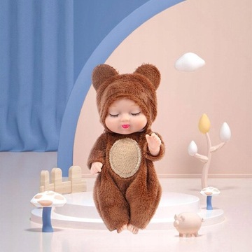 2 х брелок с спящей мультяшной куклой